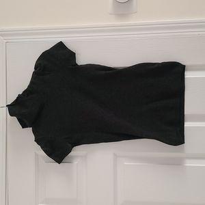 Short sleeve grey/black sweater